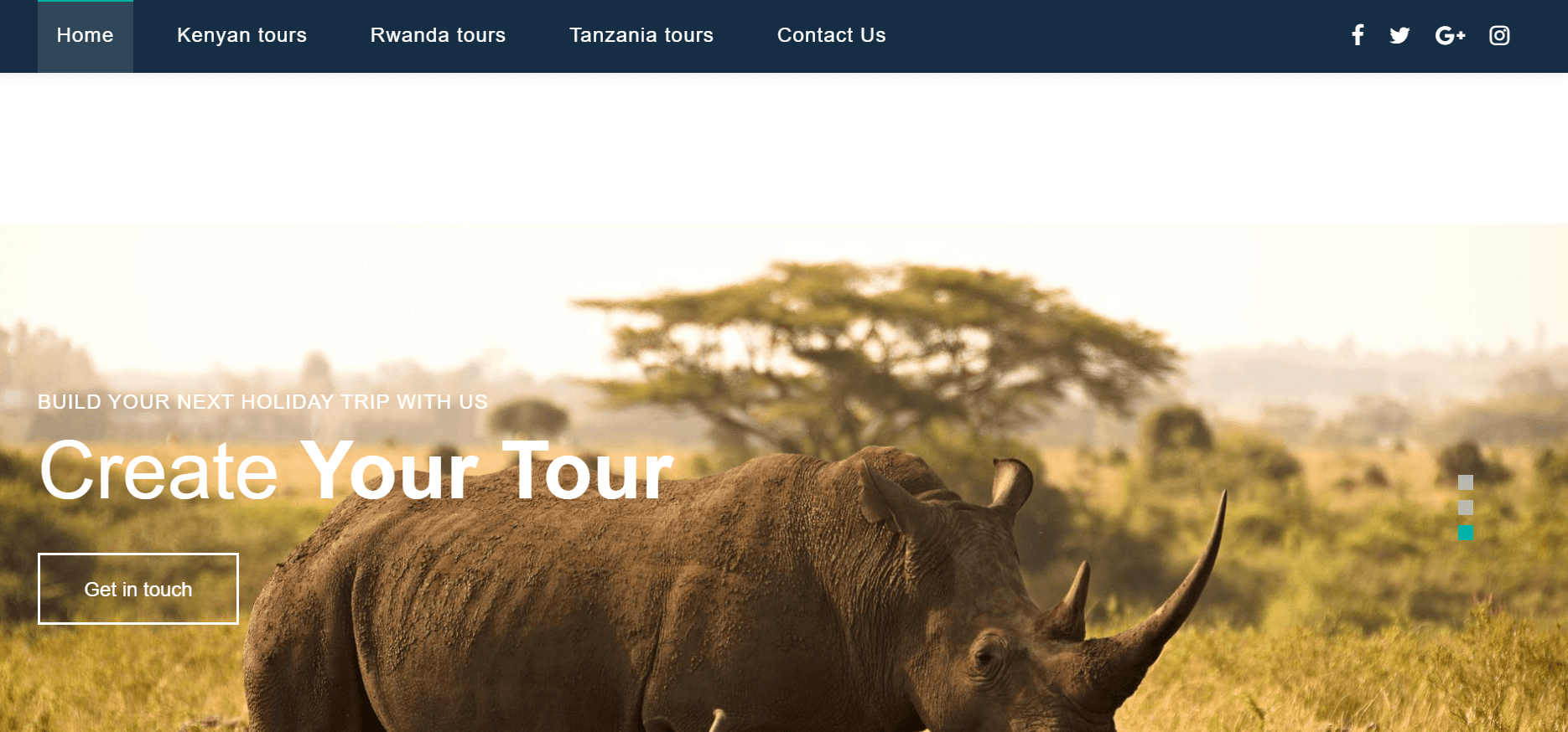 Expedition Happy Hour website preview